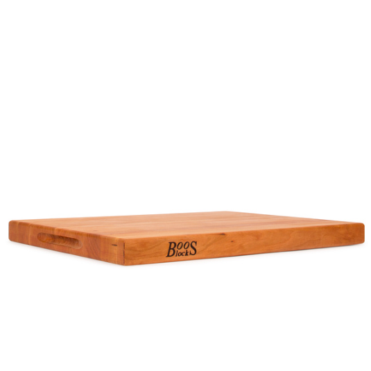 Boos Block R-Board Series Reversible Wood Cutting Board, 1.5-Inch Thickness, 20”X15”X1-1/2”, Cherry