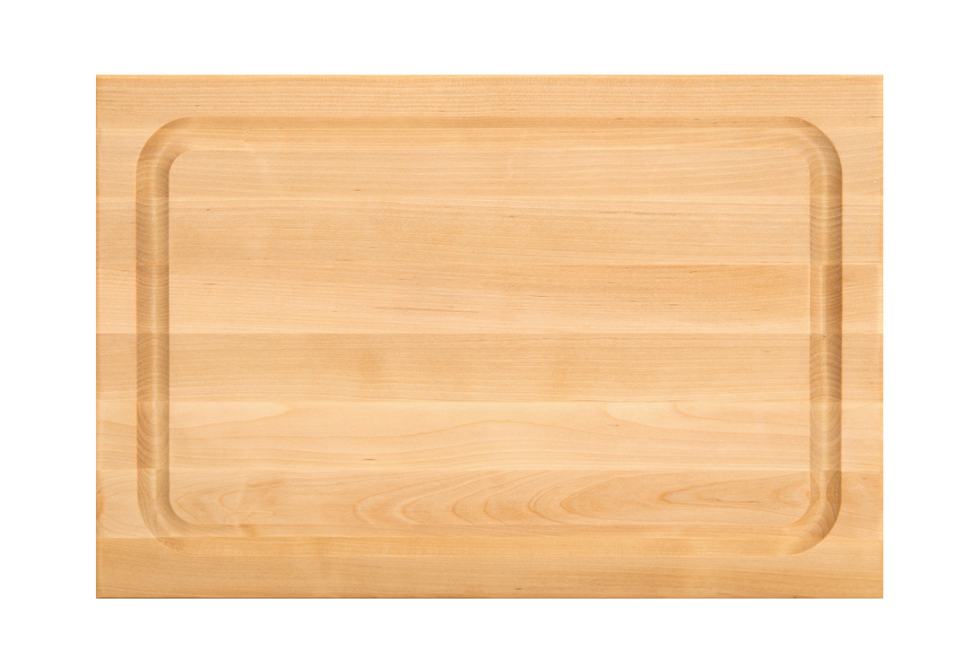 Boos Block BBQBD Reversible Wood Cutting Board, 1.5 -Inch Thickness, 18"X12"X1-1/2", Maple