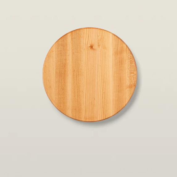 Boos Block CB Series Round Cutting Board With Juice Groove 1-3/4" Thickness, Maple
