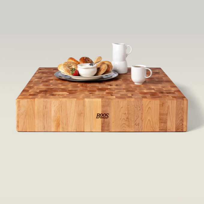 Boos Block Chopping Blocks, Reversible, End Grain, 6" Thick (BB Series), Maple