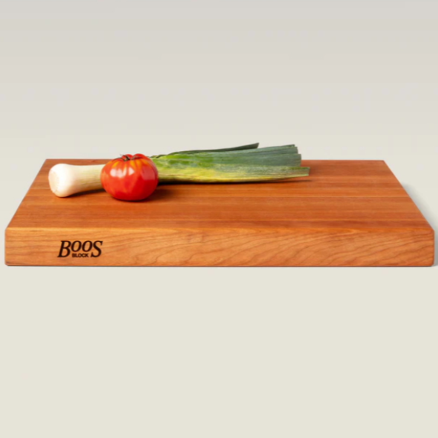 Boos Block RA-Board Series Reversible RA-Board Cutting Board, 2-1/4" Thickness, 24"x18"x2-1/4", Cherry