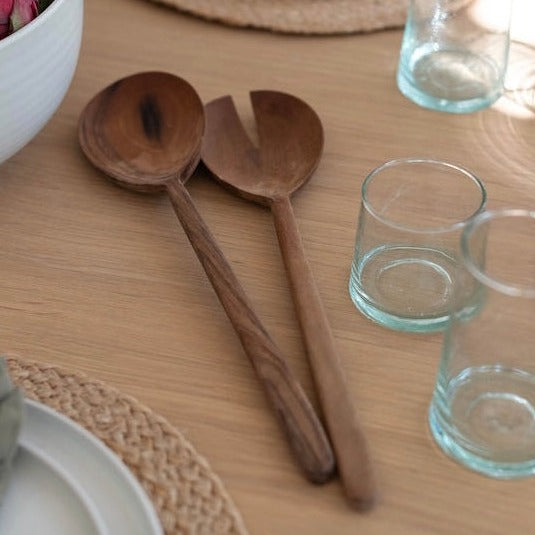 Organic Walnut Serving Set