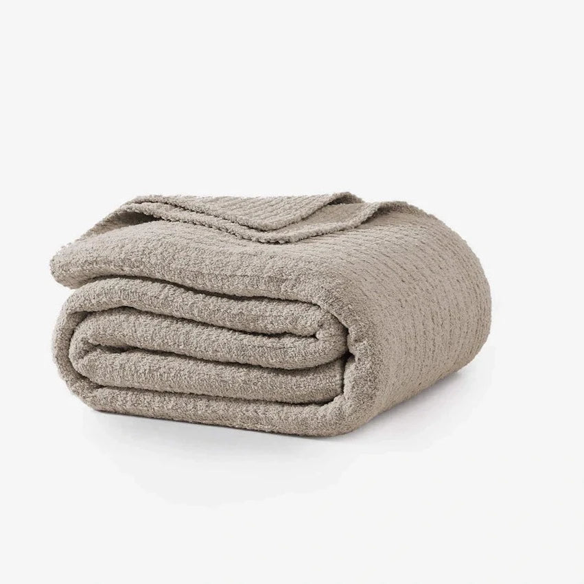 Snug Ribbed Bed Blanket