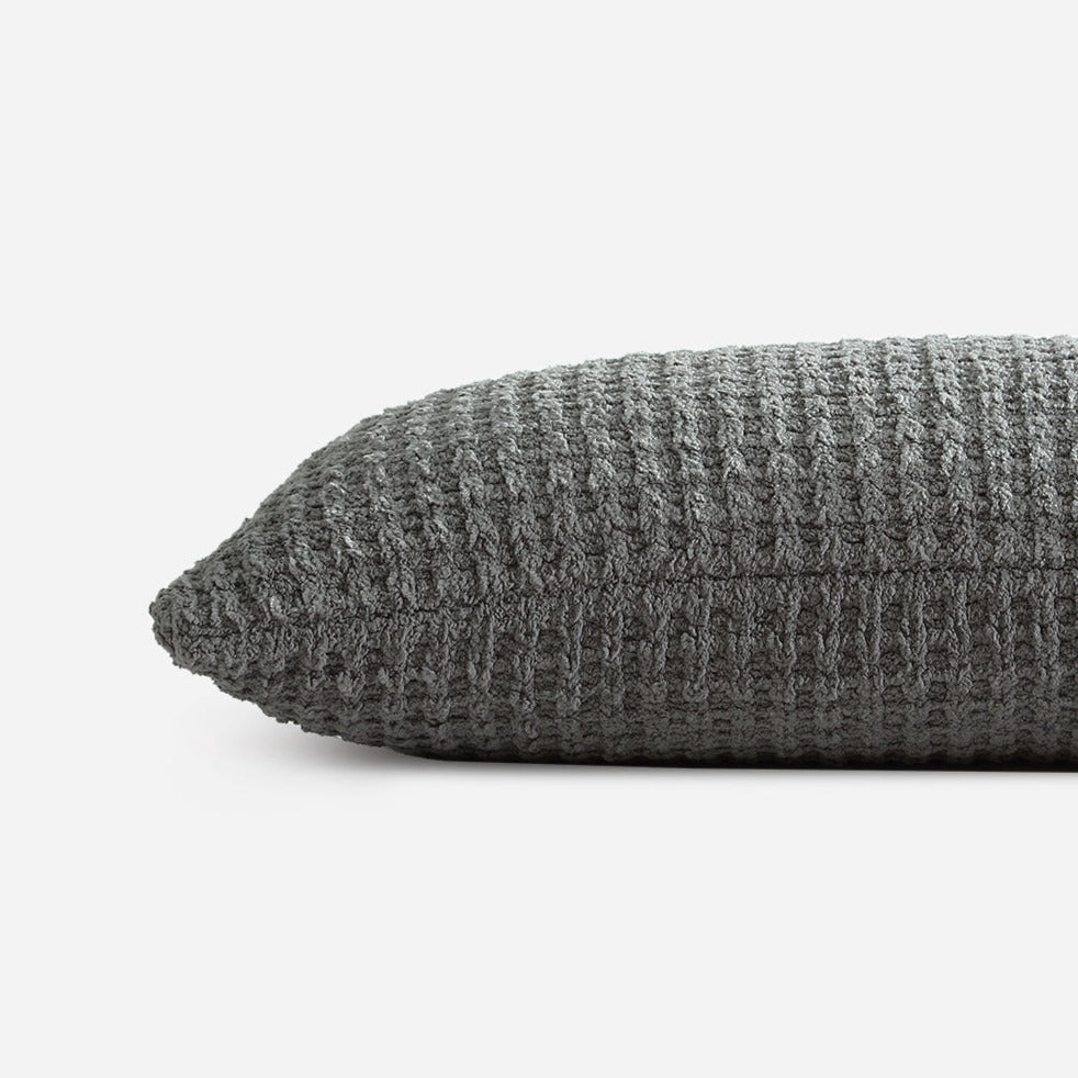 Snug Waffle Lumbar Pillow