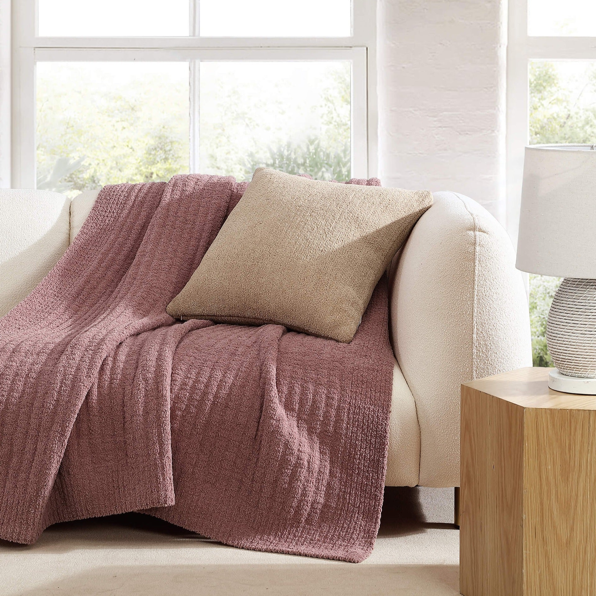 Snug Ribbed Bed Blanket