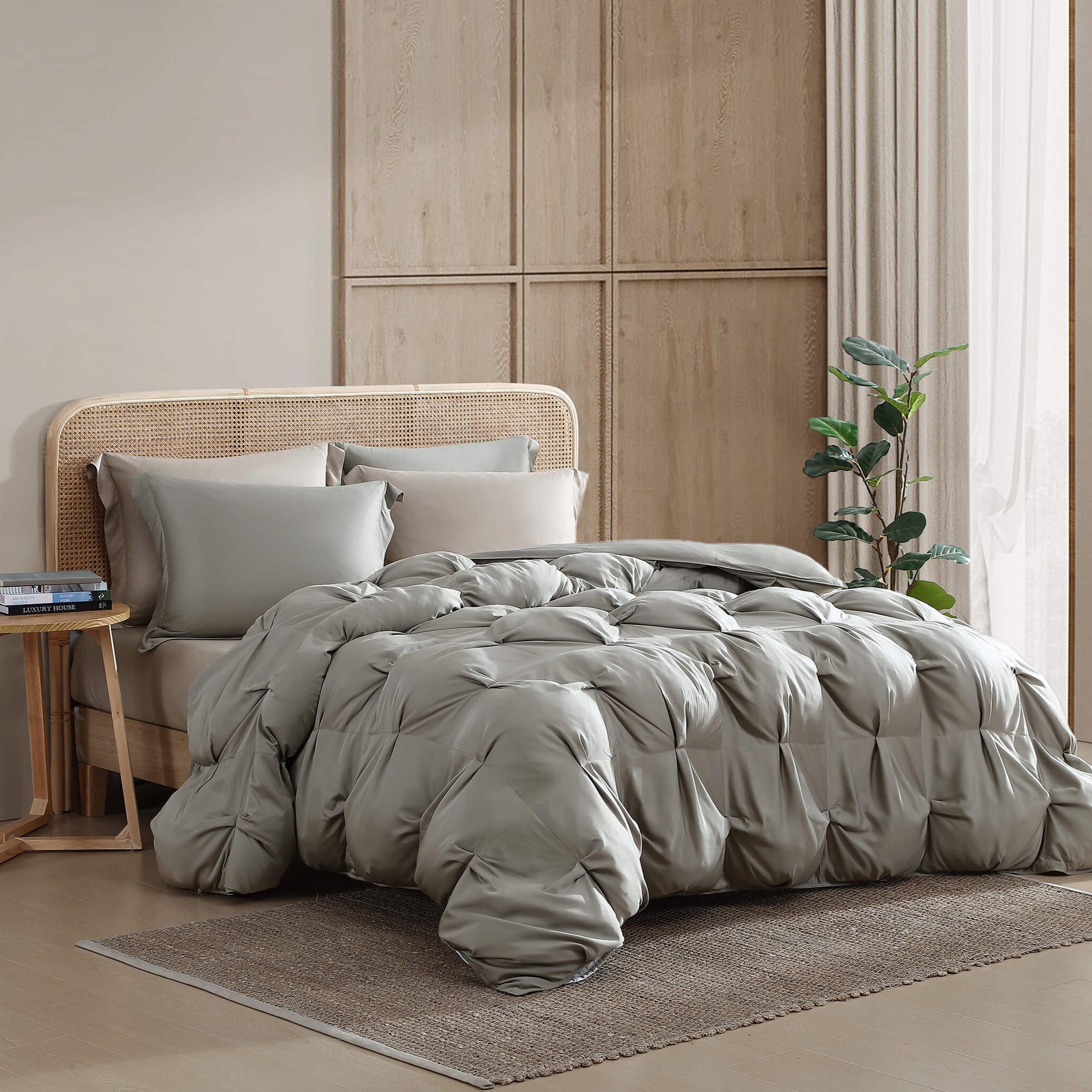 Natural Premium Bamboo Sham Set