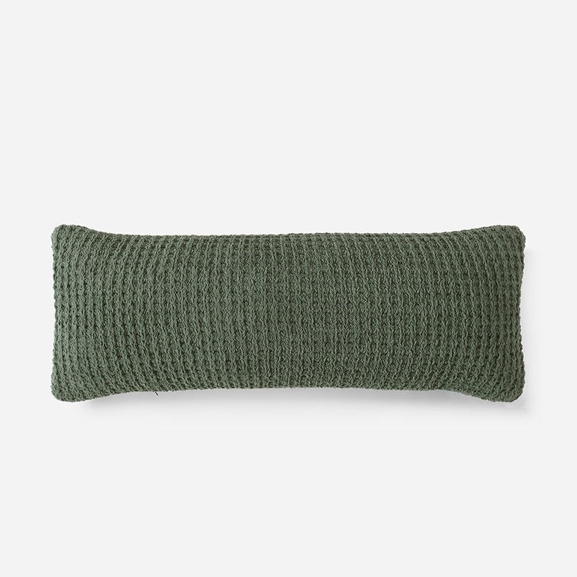 Snug Waffle Lumbar Pillow