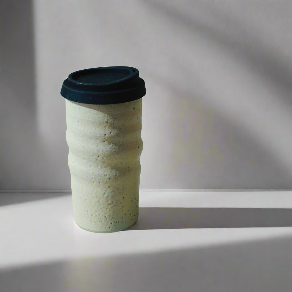 Seattle Swirl Handmade Ceramic Travel Mug