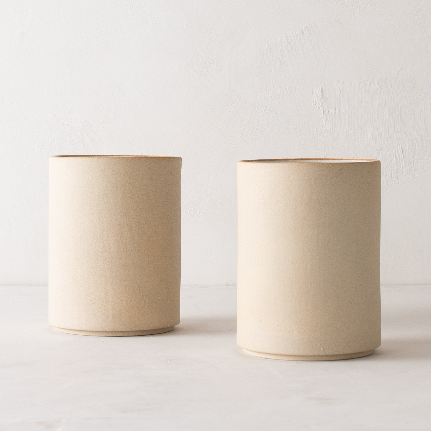 Minimal Utensil Crock | Raw Stoneware