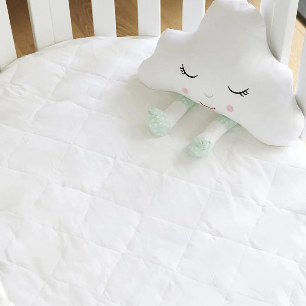 Bamboo Crib Mattress Protector by Ettitude