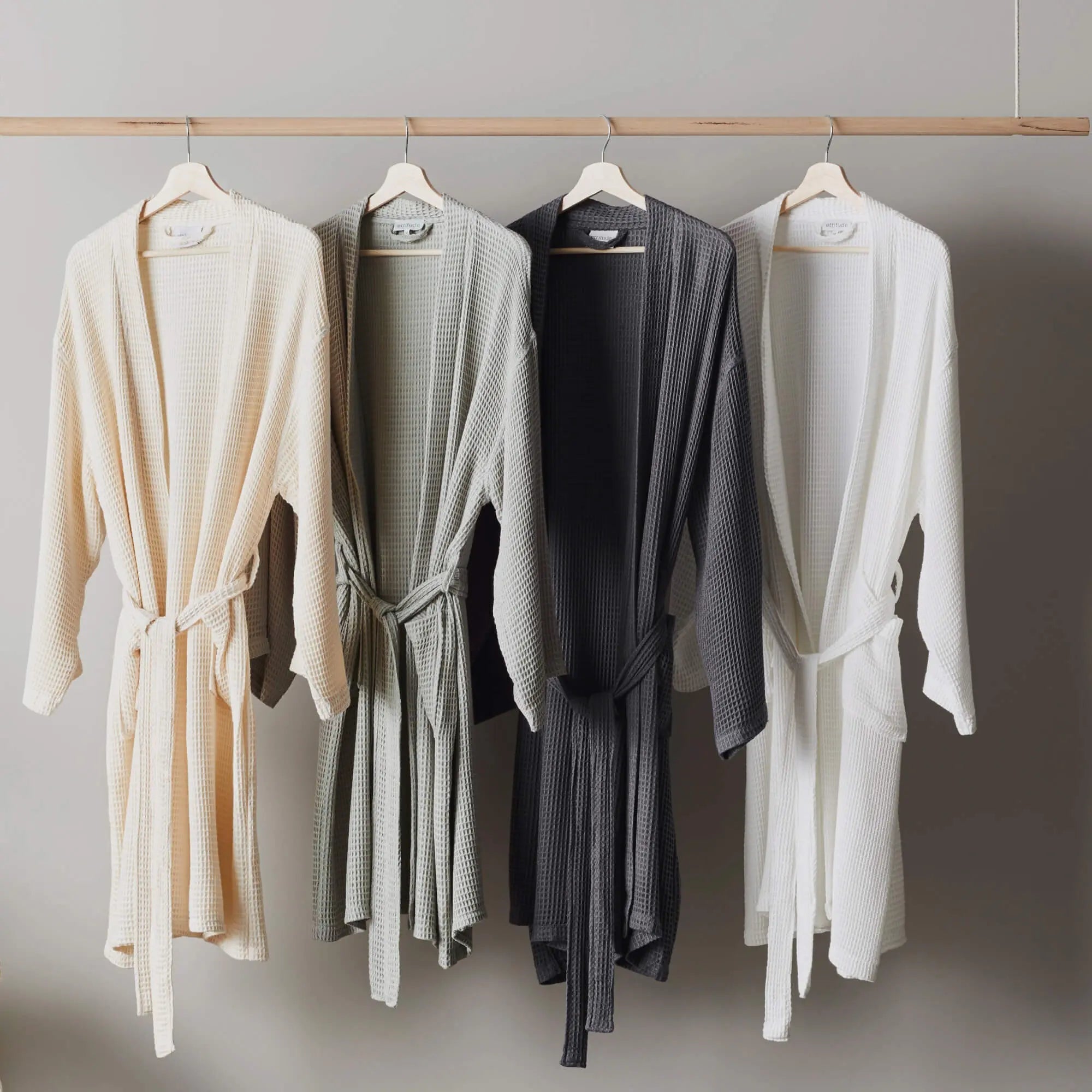 CleanBamboo® Waffle Bathrobe by ettitude