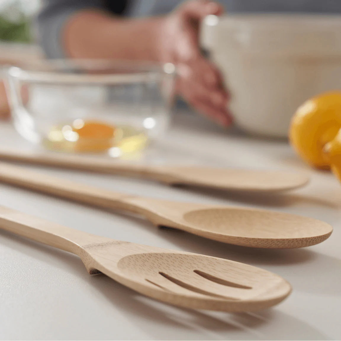 Bamboo Slotted Spoon