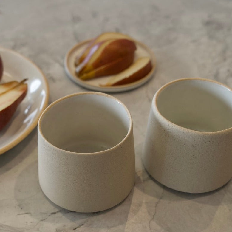 8 oz Minimal Cup | Raw Stoneware