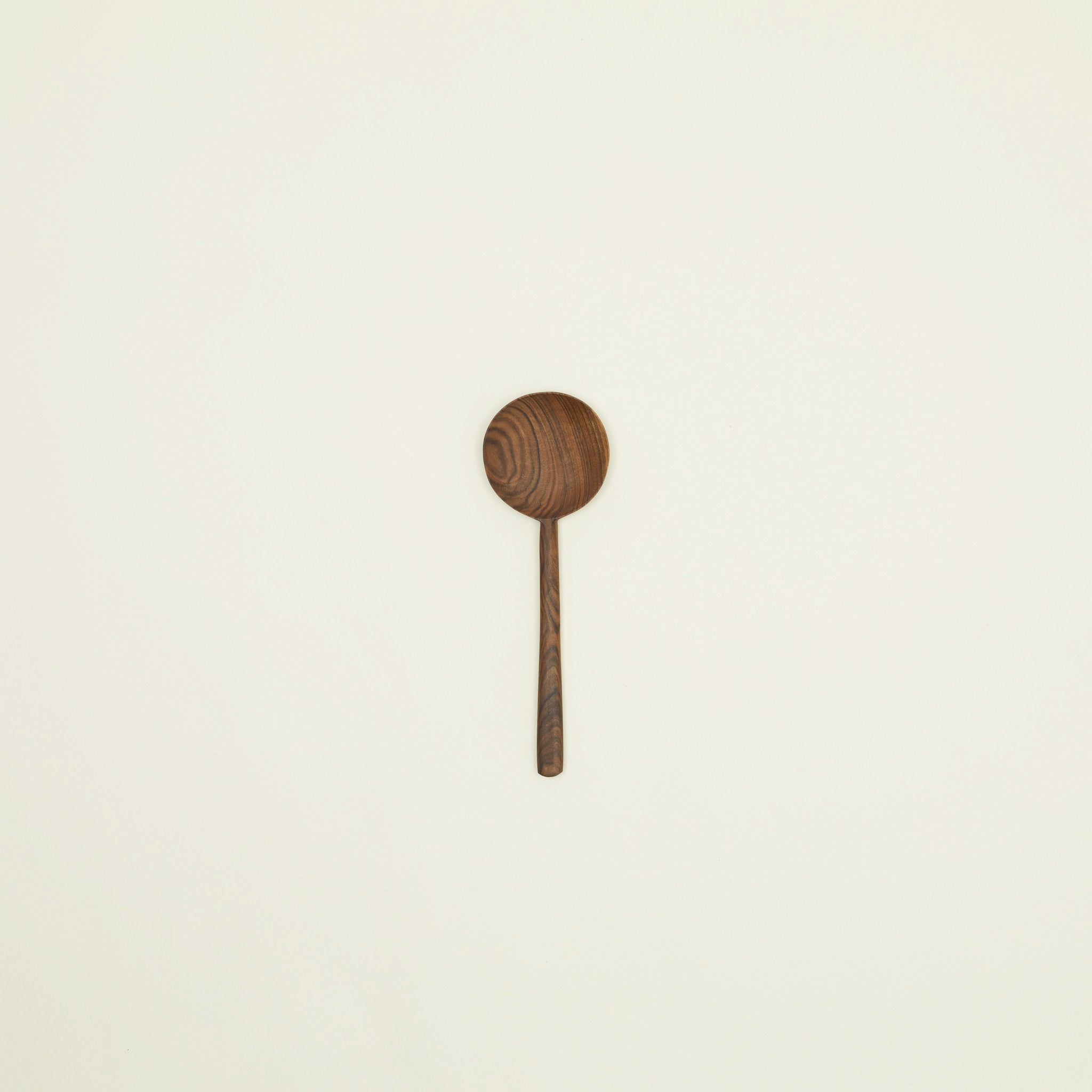 Hand Carved Walnut Spoon - Large Round